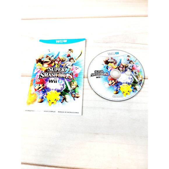 Super Smash Bros. Nintendo Wii U Complete in Box CIB Tested Disc Excellent - Picture 2 of 9